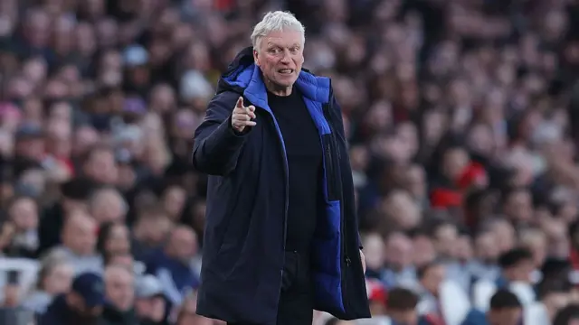 David Moyes on the touchline