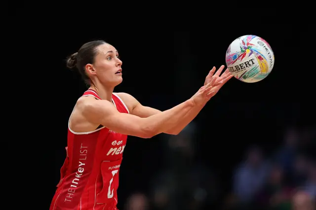 Niamh Cooper of Nottingham Forest during Netball Super Cup 2026