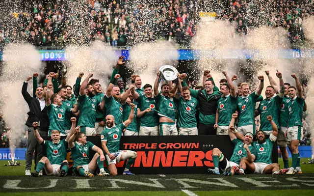 Ireland lift the Triple Crown
