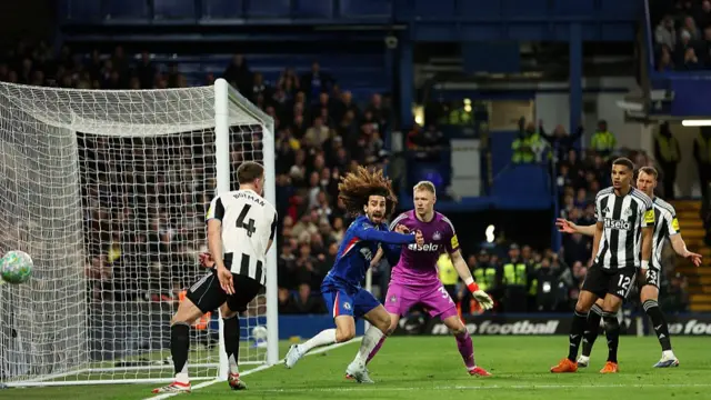 Marc Cucurella appeals for a penalty