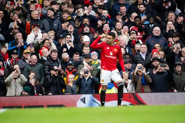 Casemiro of Manchester United celebrates