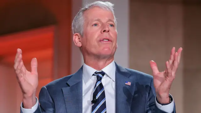 U.S. Secretary of Energy Chris Wright speaks during the 2026 Infrastructure Summit of government officials, corporate executives, and labor leaders, in Washington, D.C., U.S., March 11, 2026