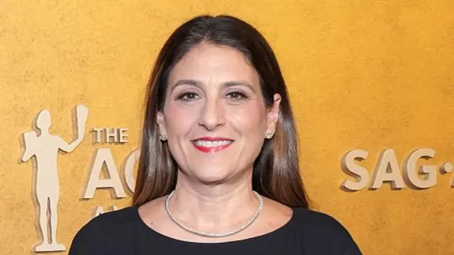 Pamela Abdi at the Actor Awards in a black top