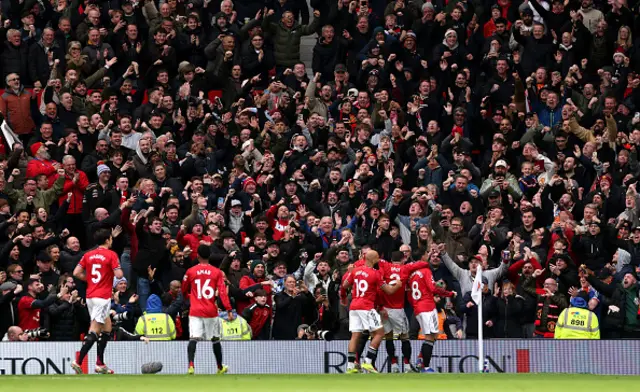 Casemiro of Manchester United celebrates
