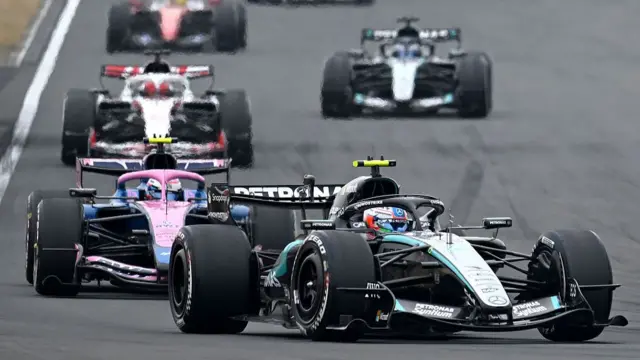 Kimi Antonelli leads the race