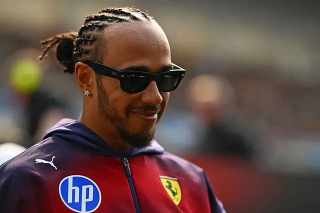 Lewis Hamilton at the Chinese Grand Prix