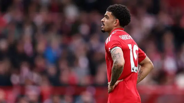 Nottingham Forest's Morgan Gibbs-White