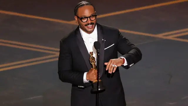 Ryan Coogler at this evening's Oscars