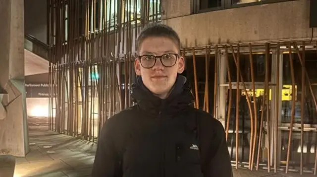 Freddie looking straight at the camera