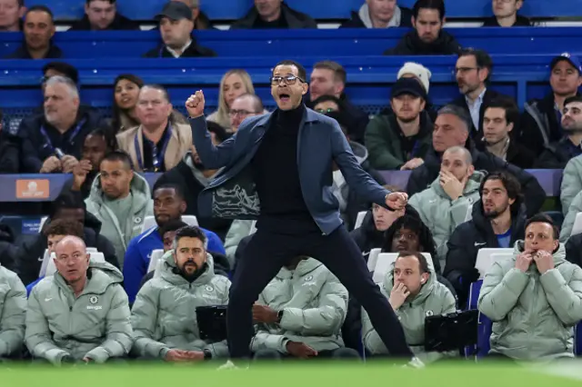 Head Coach Liam Rosenior of Chelsea