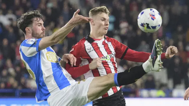 Huddersfield v Lincoln match action