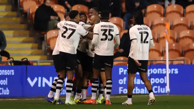 Port Vale celebrate
