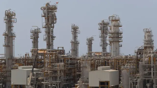A view of the phase 19 of the South Pars gas field in Assalooyeh on Iran's Persian Gulf coast 1,400 km (870 miles) south of Tehran on August 23, 2016.