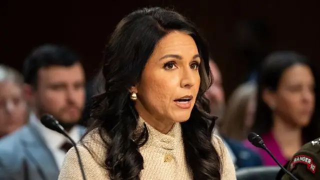 Director of National Intelligence Tulsi Gabbard testifies during the Senate Select Intelligence Committee