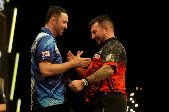 Luke Humphries and Jonny Clayton