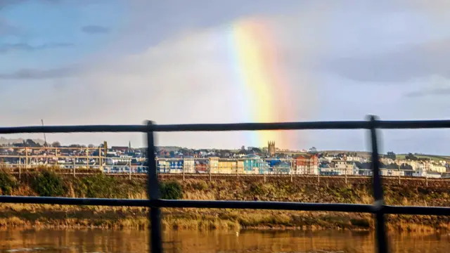 A rainbow over Starcross
