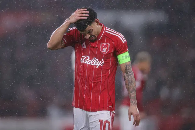 Morgan Gibbs White playing for Forest