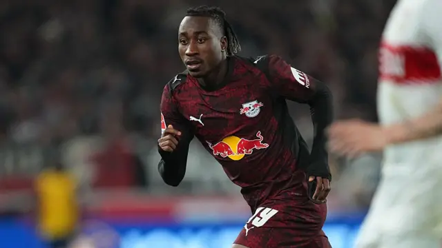 Yan Diomande (RB Leipzig ) looks on during Matchday