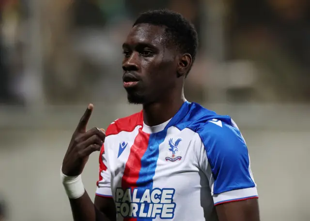 Ismaila Sarr celebrates