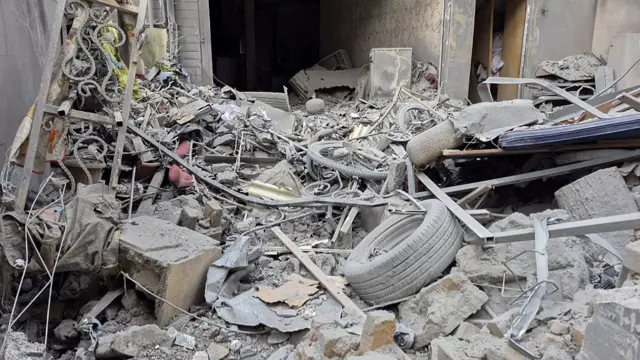 A view of major destruction at Javadiyeh and Beryanak districts as a result of US-Israeli attacks in Tehran, Iran on March 17.