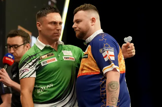 Gerwyn Price and Josh Rock