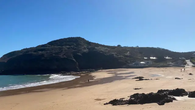 La Grève de Lecq in Jersey