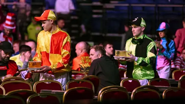 Premier League darts fans in Dublin