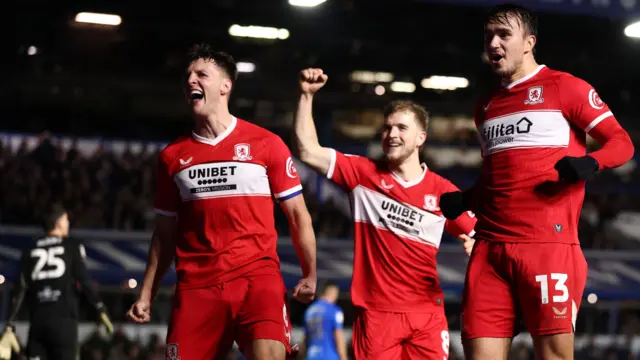 Middlesbrough celebrate