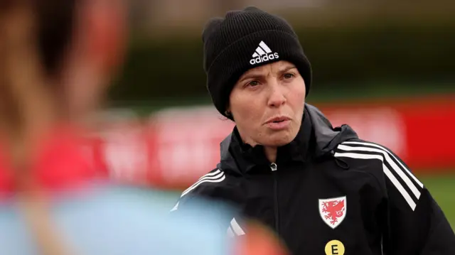 Rhian Wilkinson in training