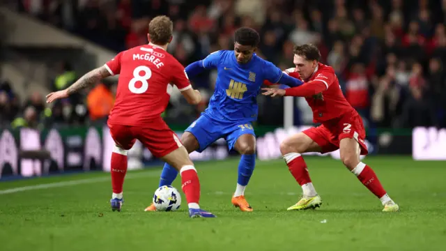 Birmingham v Middlesbrough match action