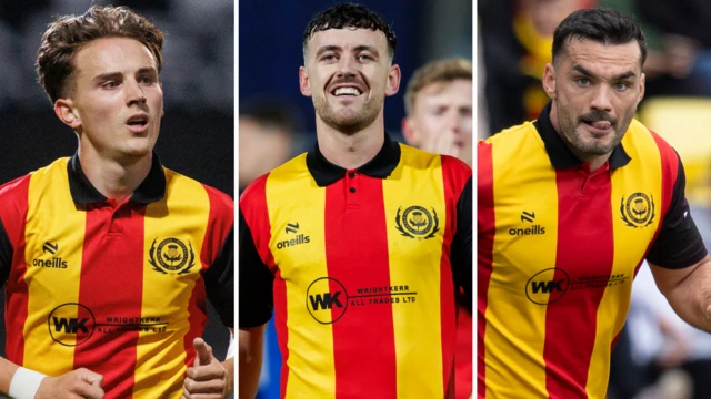 Logan Chalmers, Oisin Smyth and Tony Watt