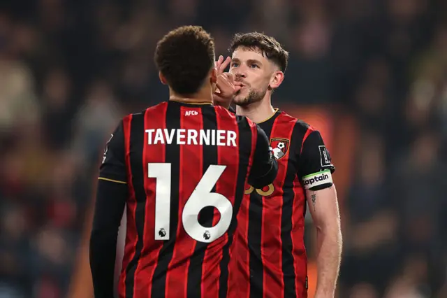 Ryan Christie of AFC Bournemouth celebrates
