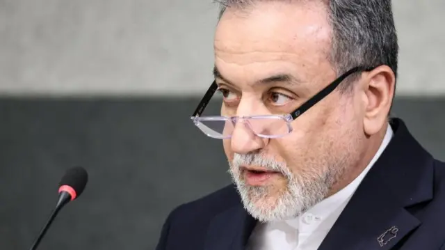 A file photo of Iranian Foreign Minister Abbas Araghchi
