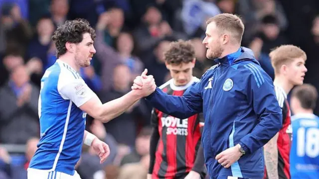Glenavon now sit 11th with Crusaders occupying the automatic relegation spot