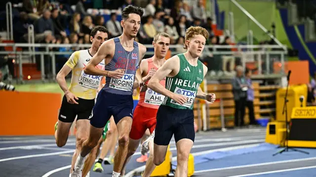 Jack Higgins runs the 1500m heat