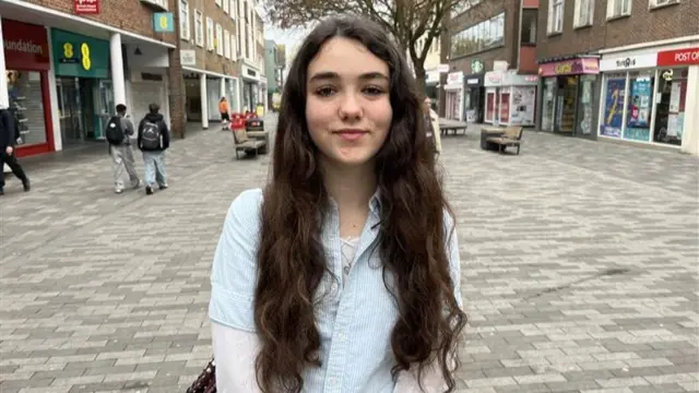 Isla Chambers, an A-level student at Simon Langton Girls' Grammar School