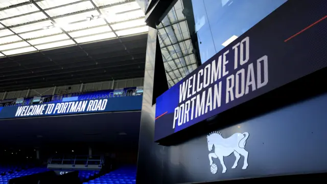 A general view of Portman Road