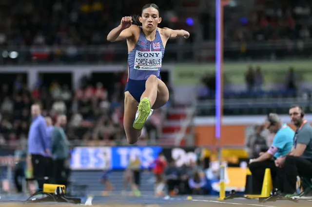 Georgina Forde-Wells competes