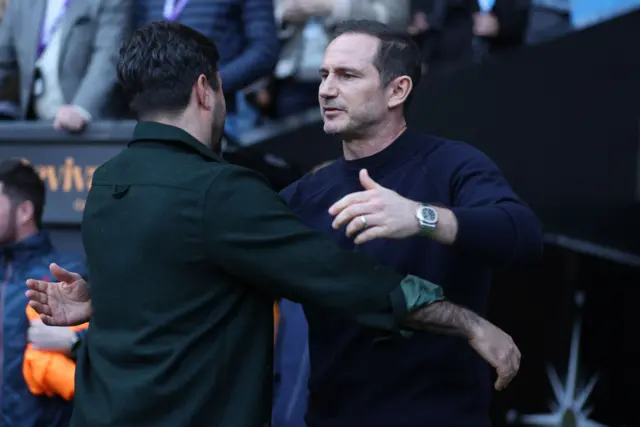 Frank Lampard hugs Vitor Matos