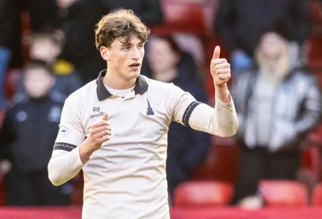 Falkirk striker Barney Stewart