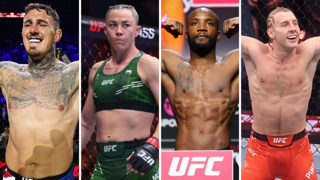 Tom Aspinall, Molly McCann, Leon Edwards and Paddy Pimblett