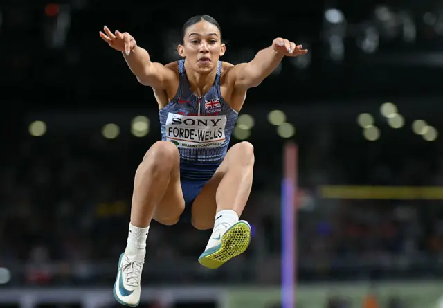 Georgina Forde-Wells competes