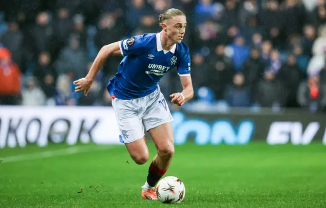 Thelo Aasgaard makes the Rangers XI today