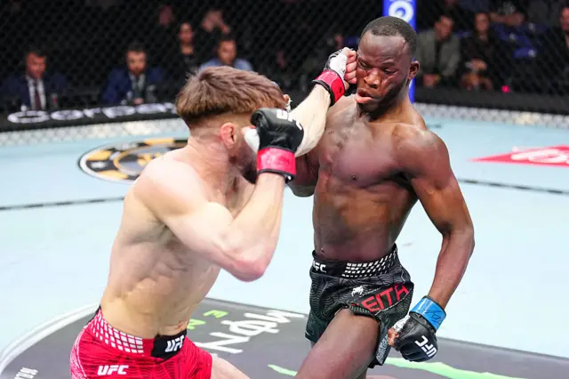 Nathaniel Wood punches Losene Keita