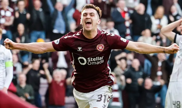 Oisin McEntee got the only goal at Tynecastle