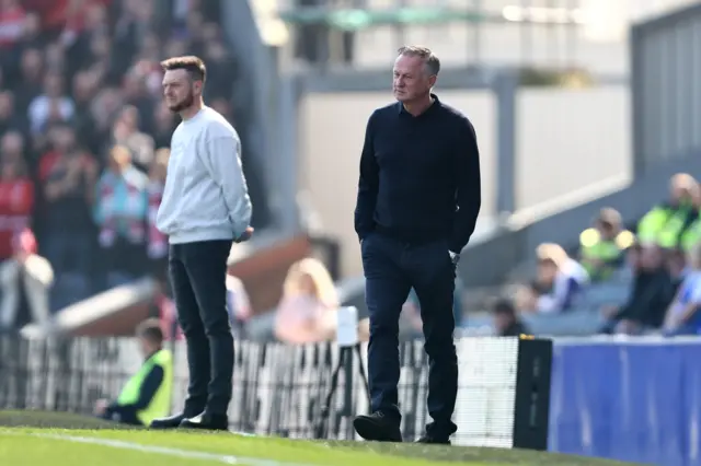 Michael O'Neill, manager of Blackburn Rovers