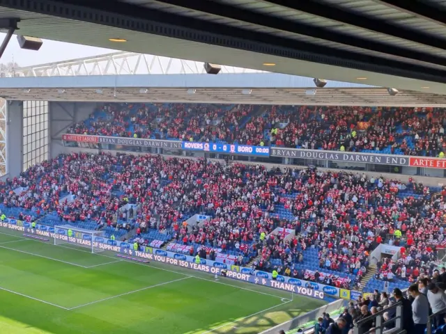 Middlesbrough away fans