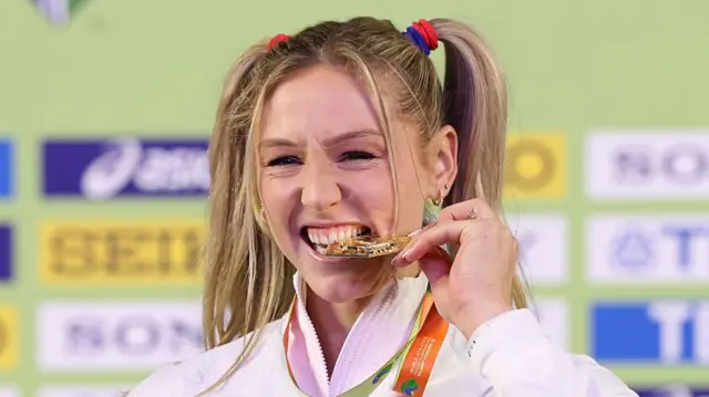 Gold medallist Molly Caudery