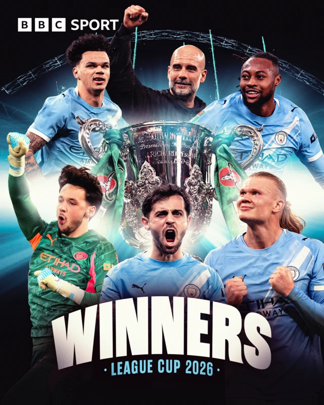 Man City win EFL Cup