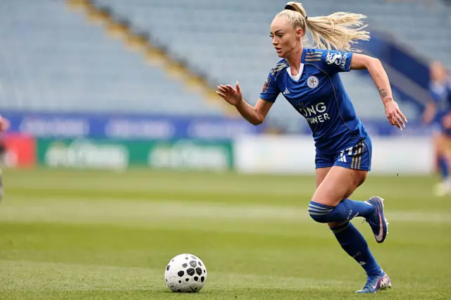 Alisha Lehmann of Leicester City